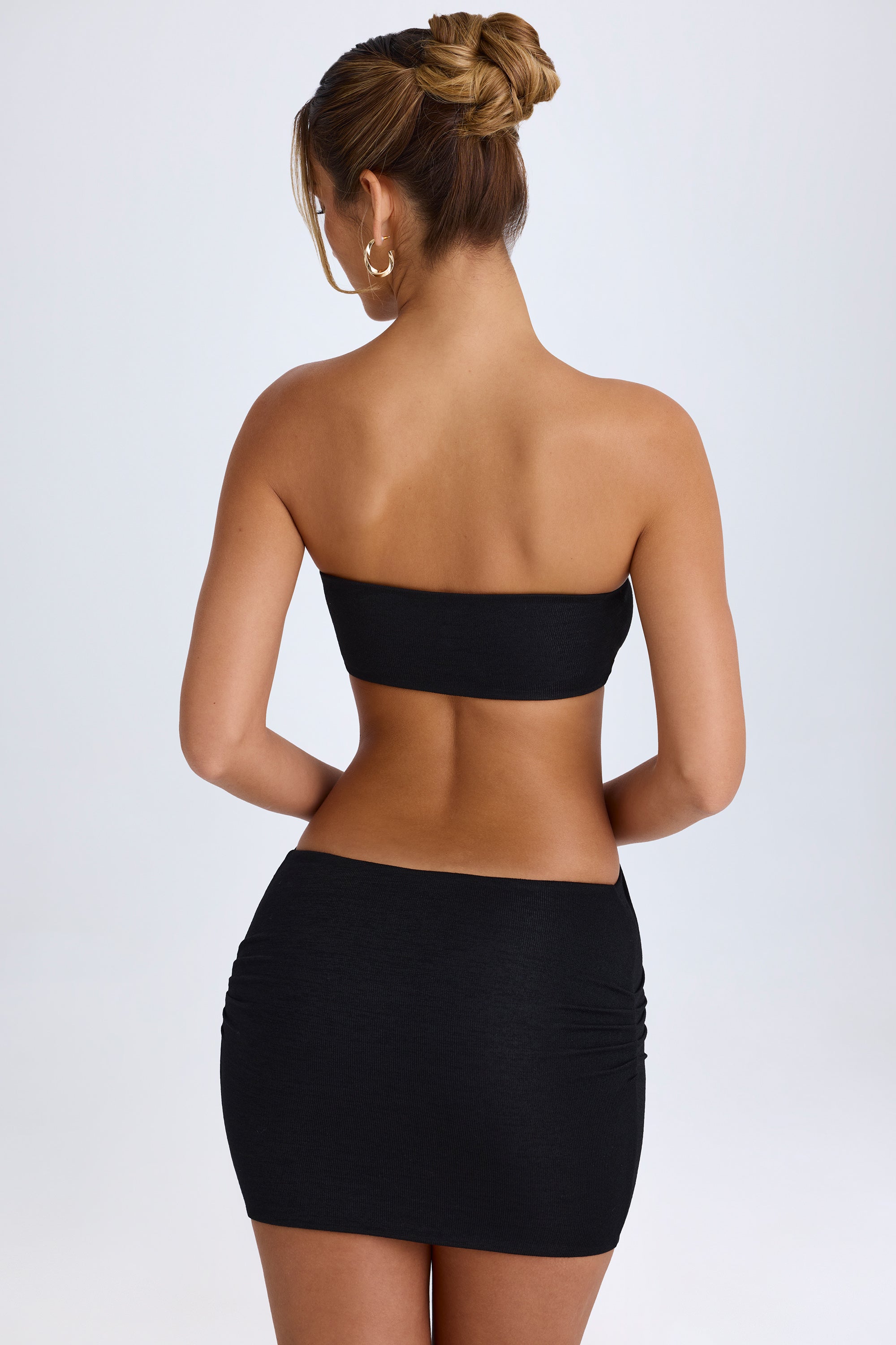 Lilia Bandeau Cut-Out Mini Dress in Black | Oh Polly Lilia Bandeau Cut-Out Mini Dress in Black | Oh Polly