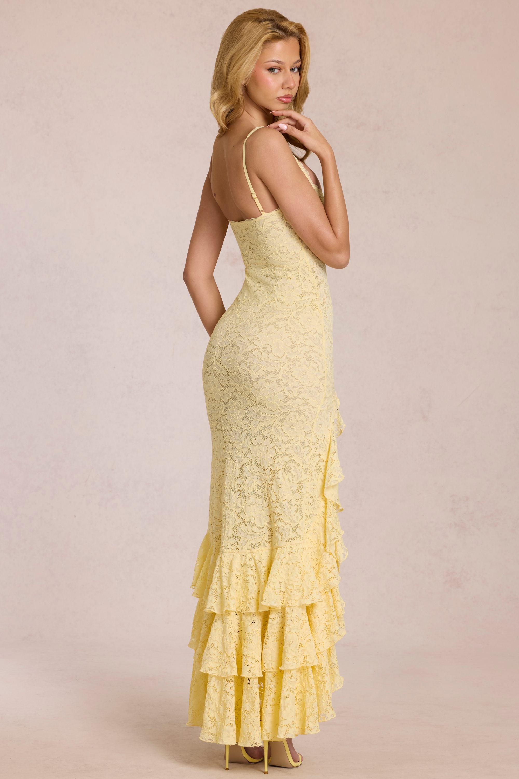 chinese dress ladies Dream Sight Lace Satin Maxi Dress main image 1