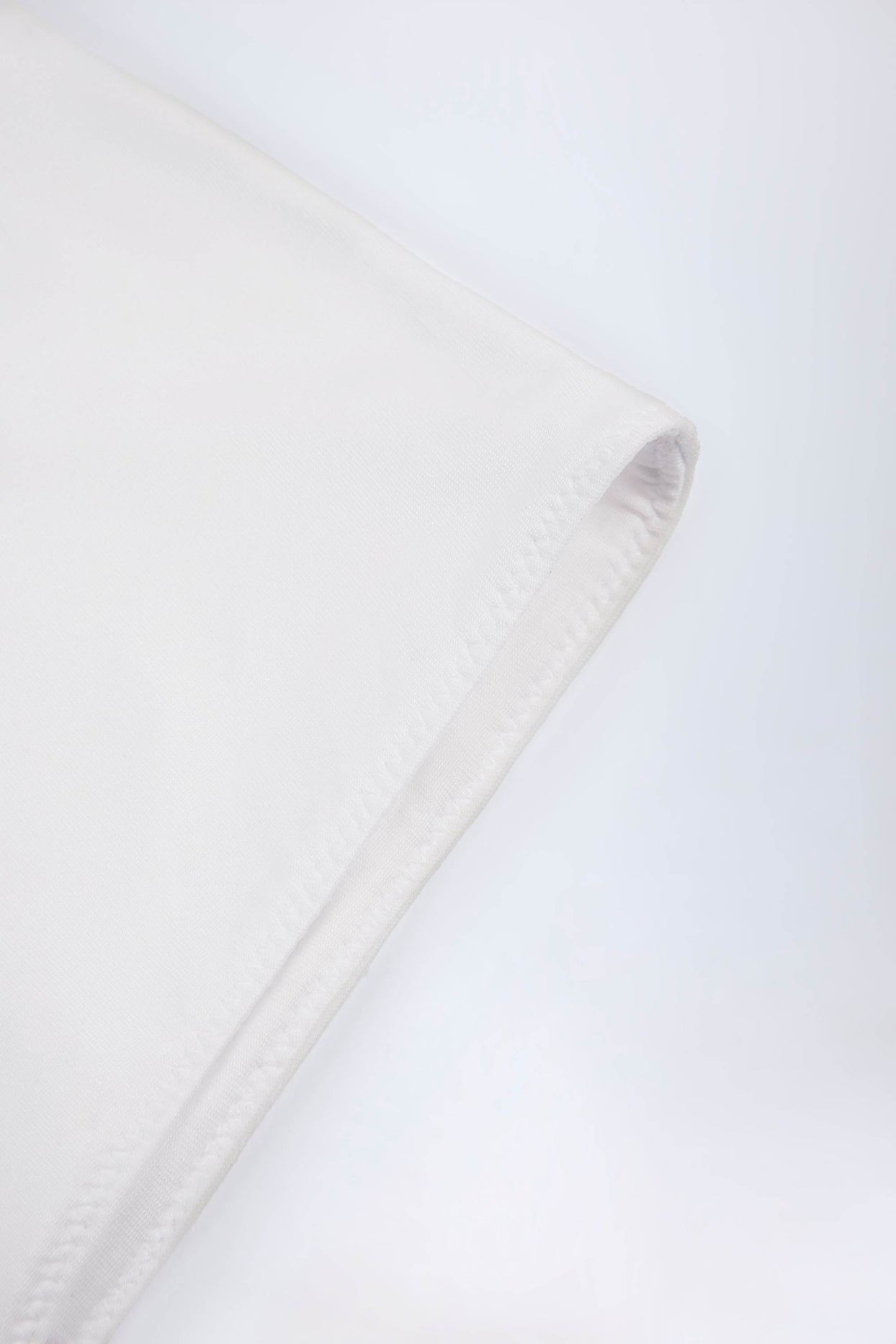 Slinky Jersey Low-Rise Hotpants in White