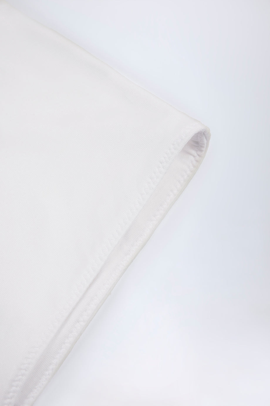 Slinky Jersey Low-Rise Hotpants in White