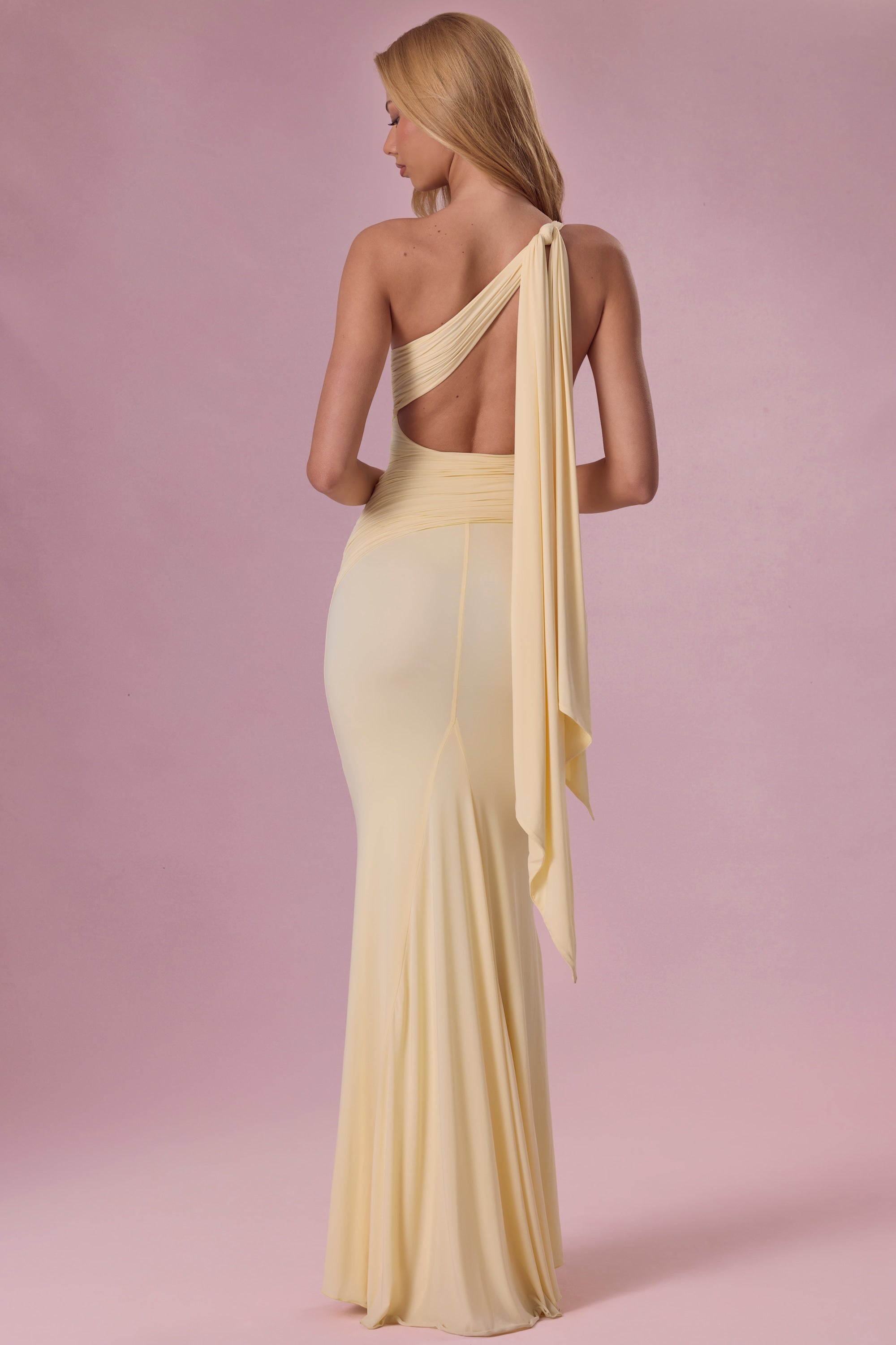 Jersey Bridesmaid Dress in Butter