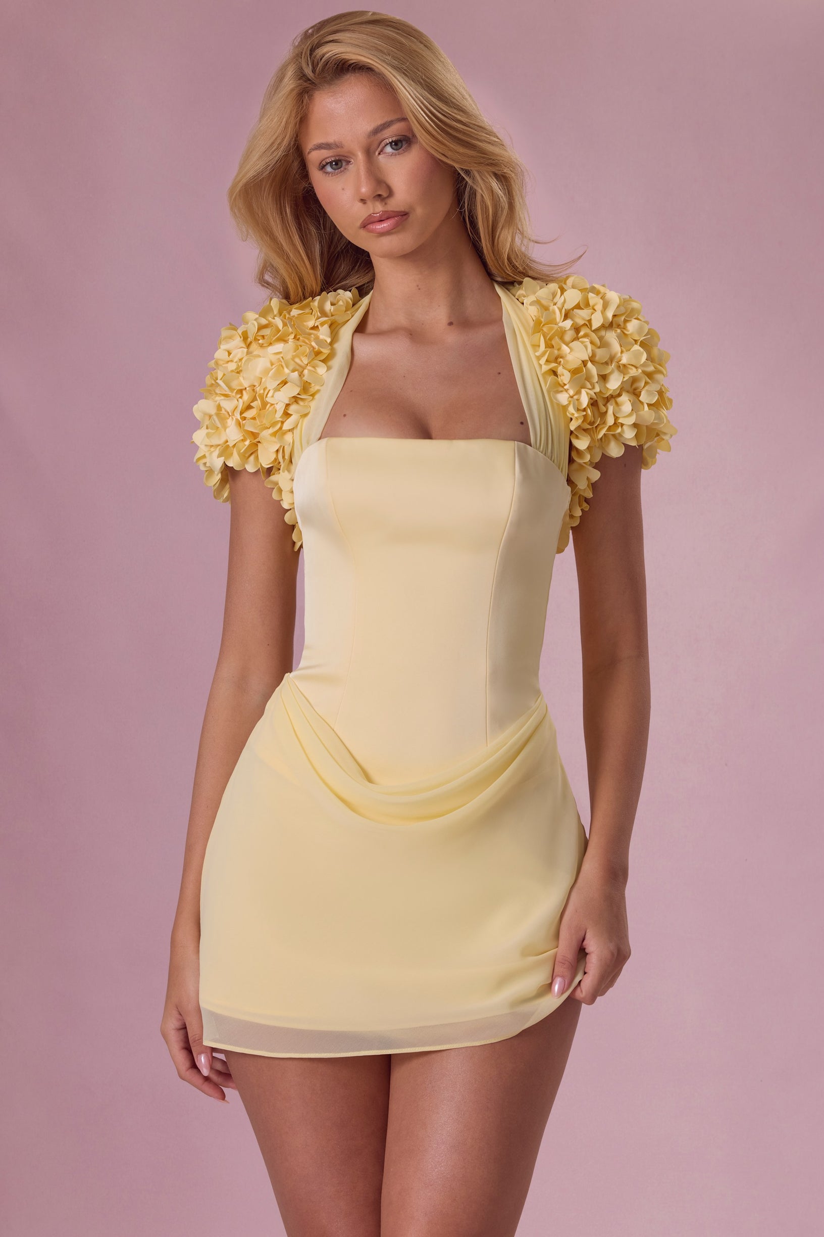 Cropped Bolero  in Butter - 1
