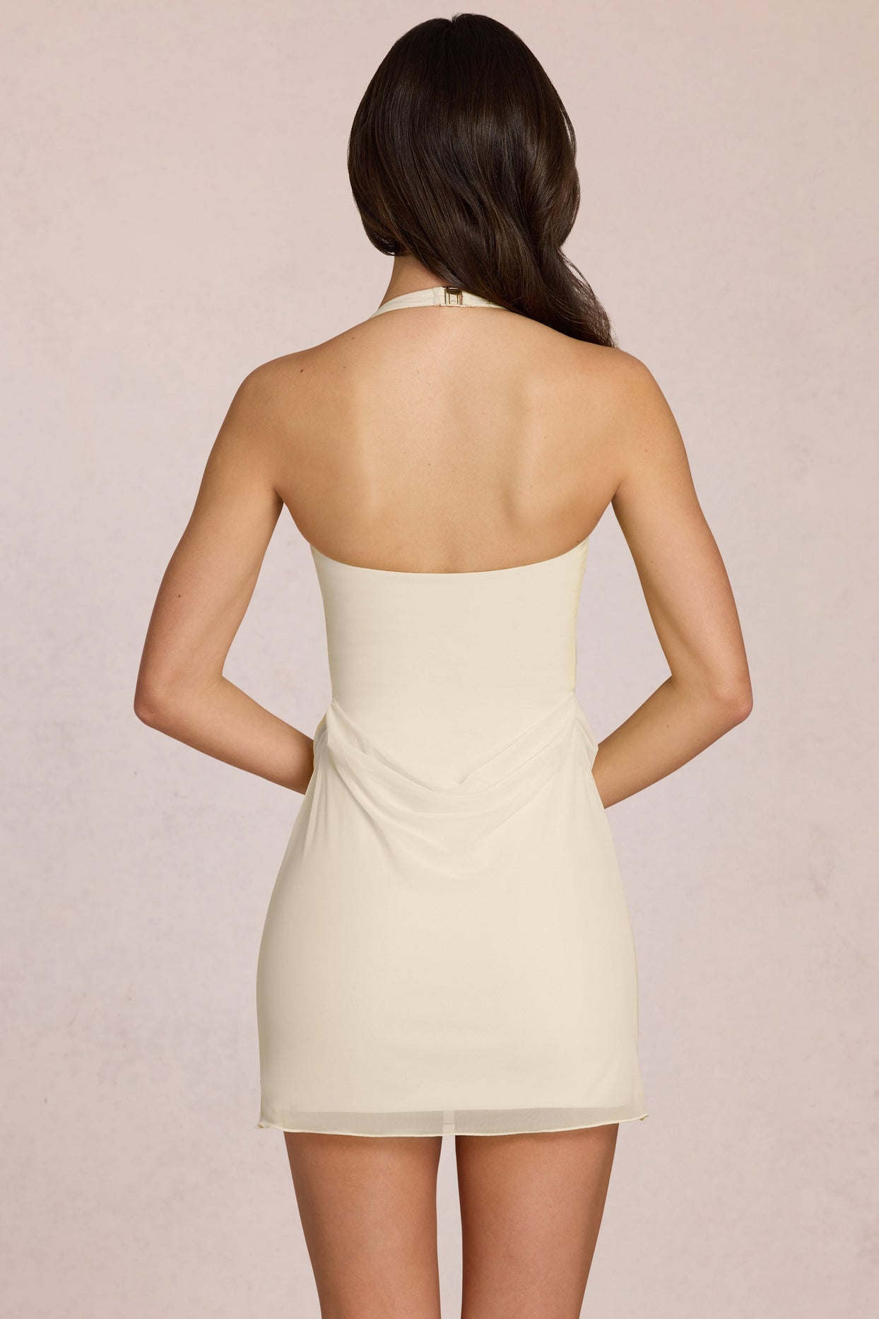 Modal Mini Dress in Ivory