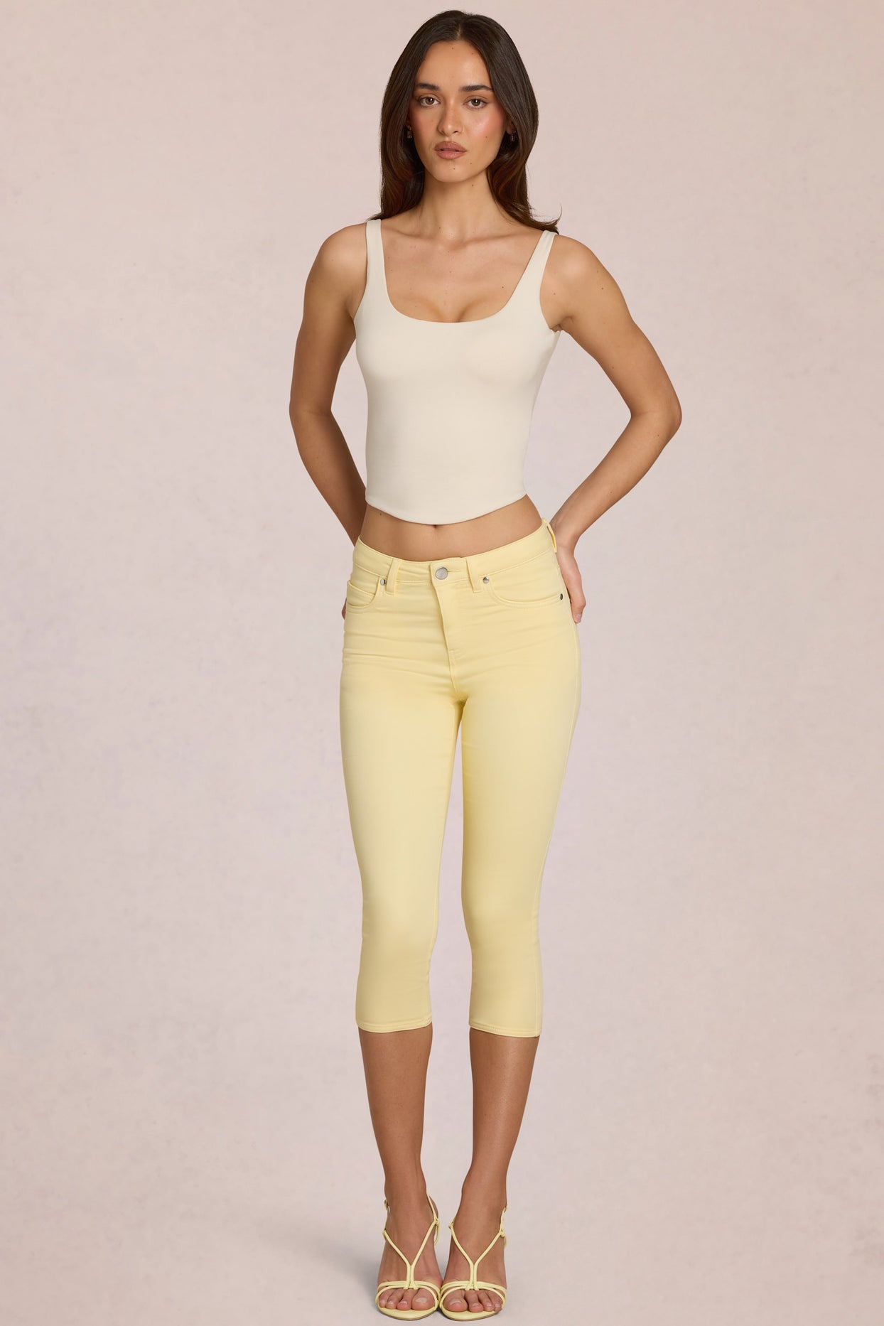 Modal Tie-Back Top in Ivory