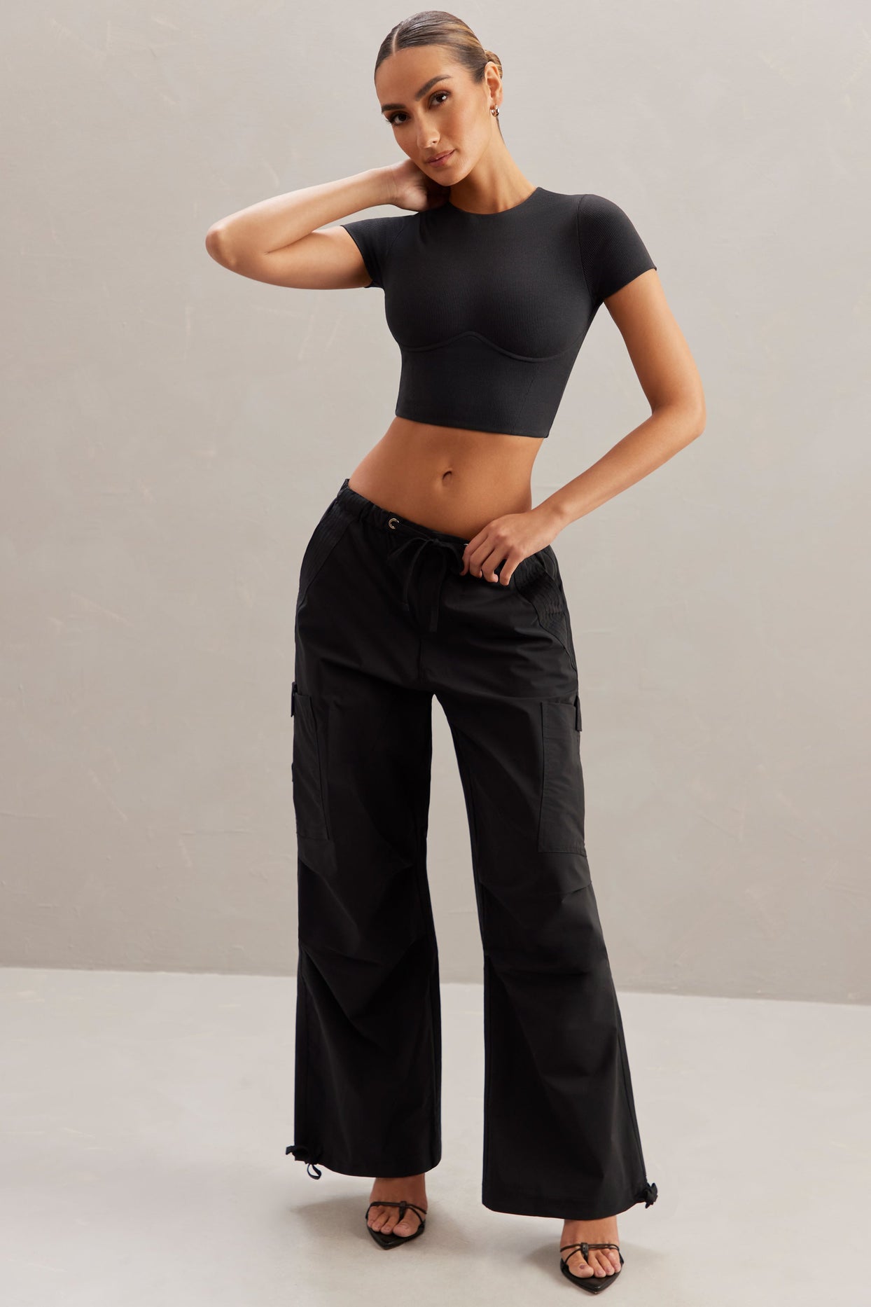 Monowire Crop Top in Black