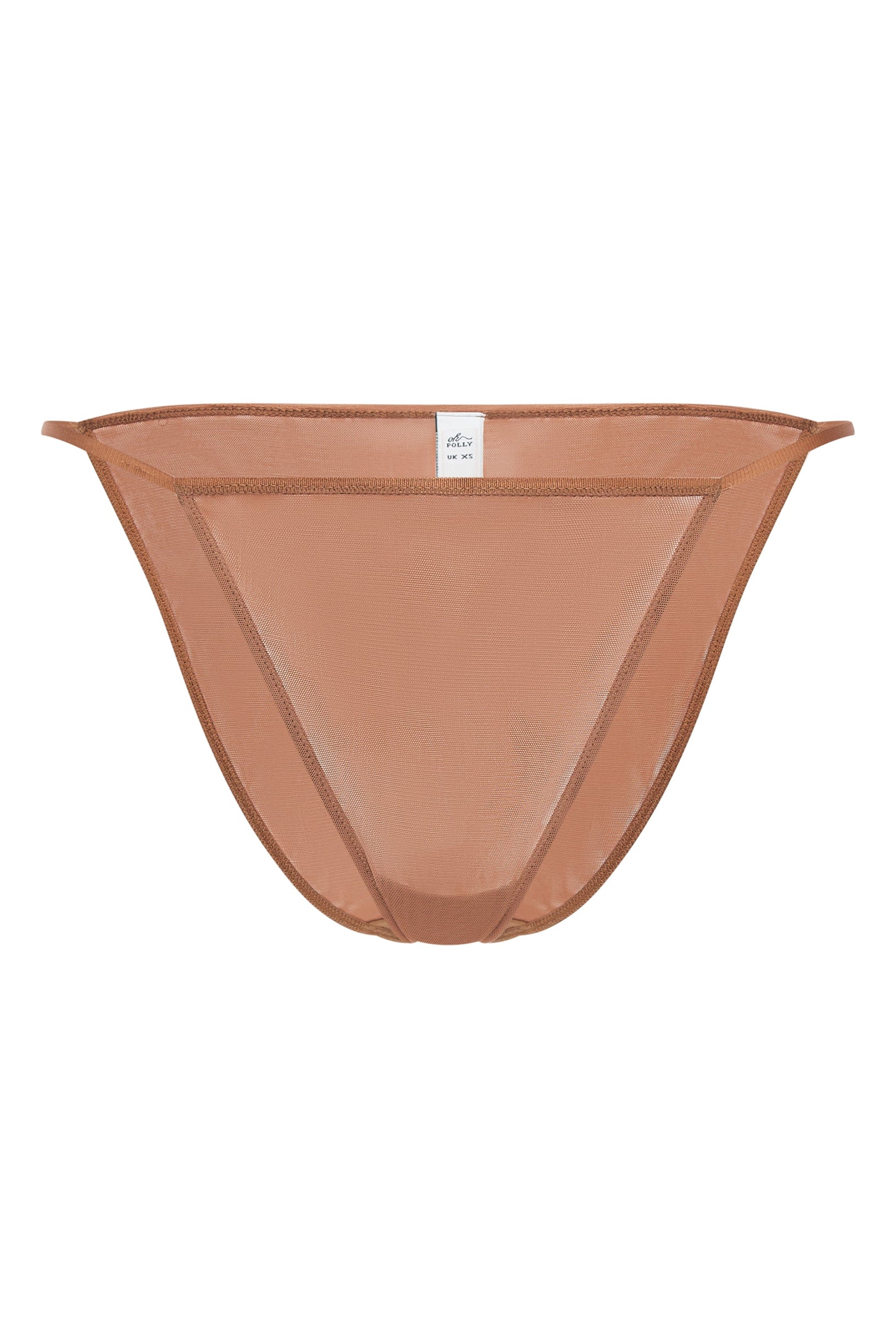 Soft Mesh String Bikini in Honey - 2