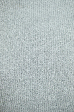 Asymmetric Long Sleeve Crop Top in Mint