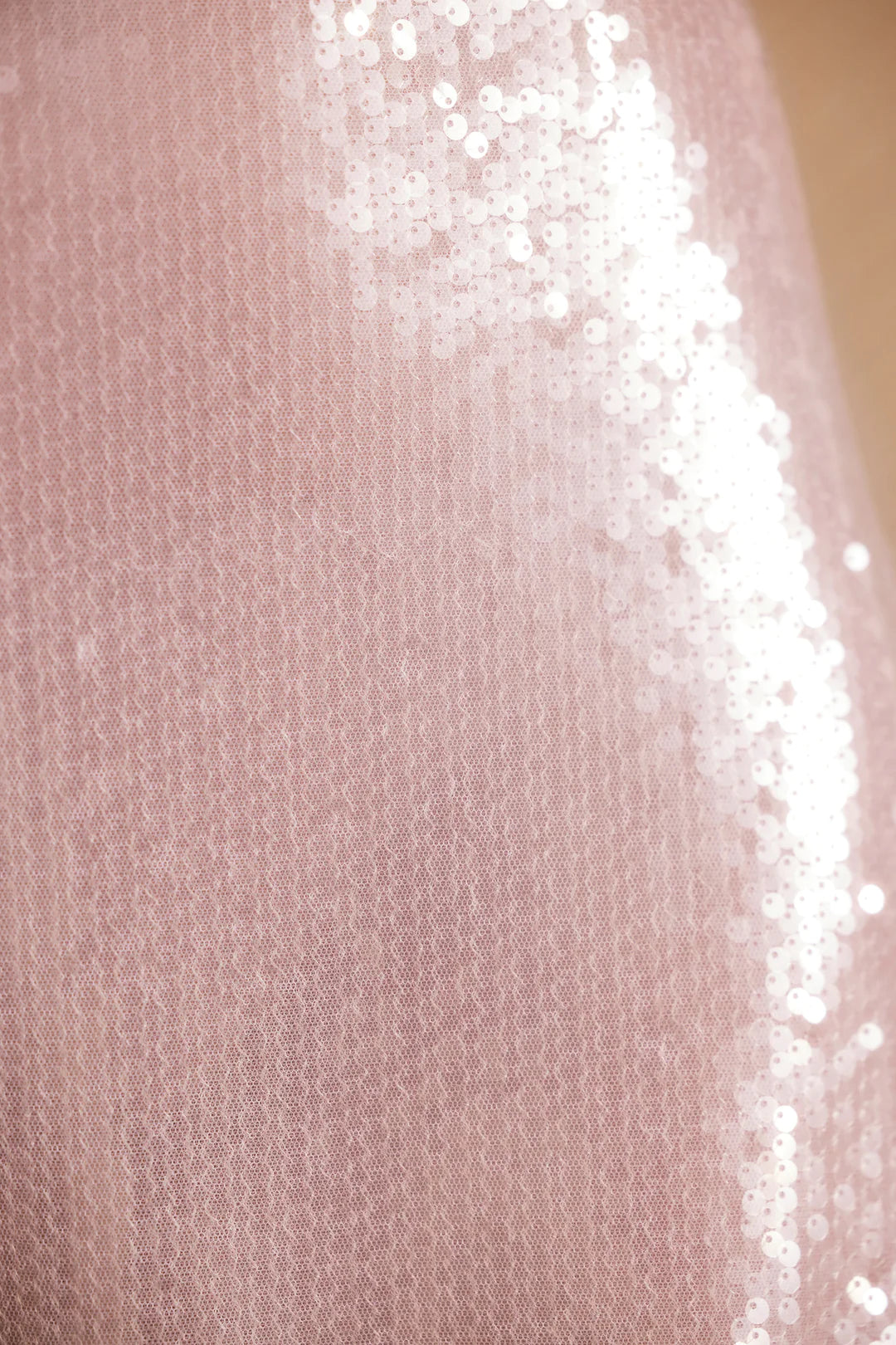 Sheer Sequin Side Split Mid Rise Mini Skirt in Lilac