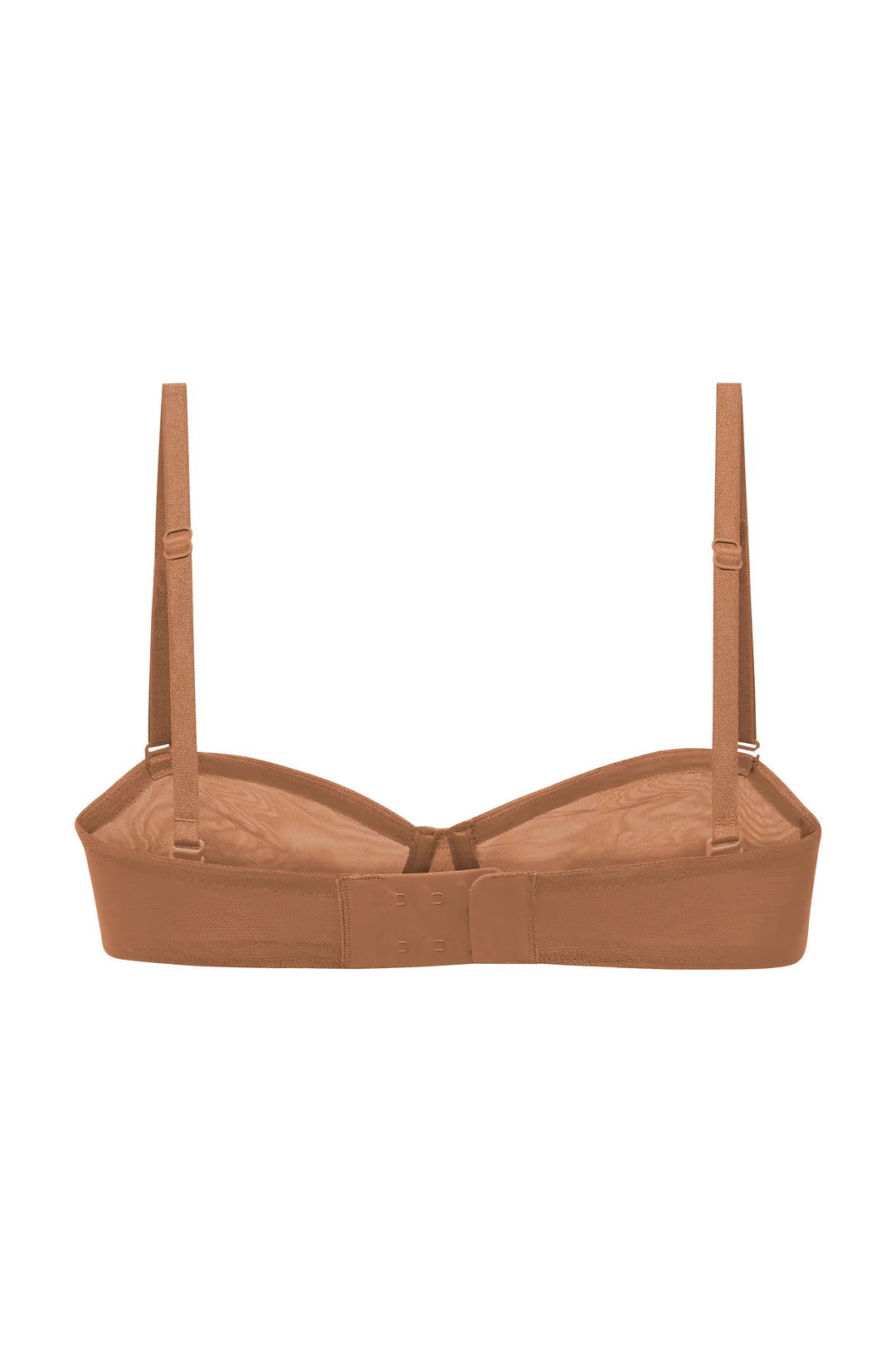 Soft Mesh Strapless Bra in Honey - Main Image