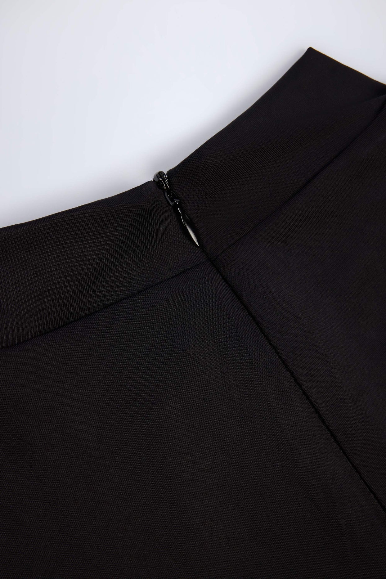 High Neck Long Sleeve Jumpsuit in Black