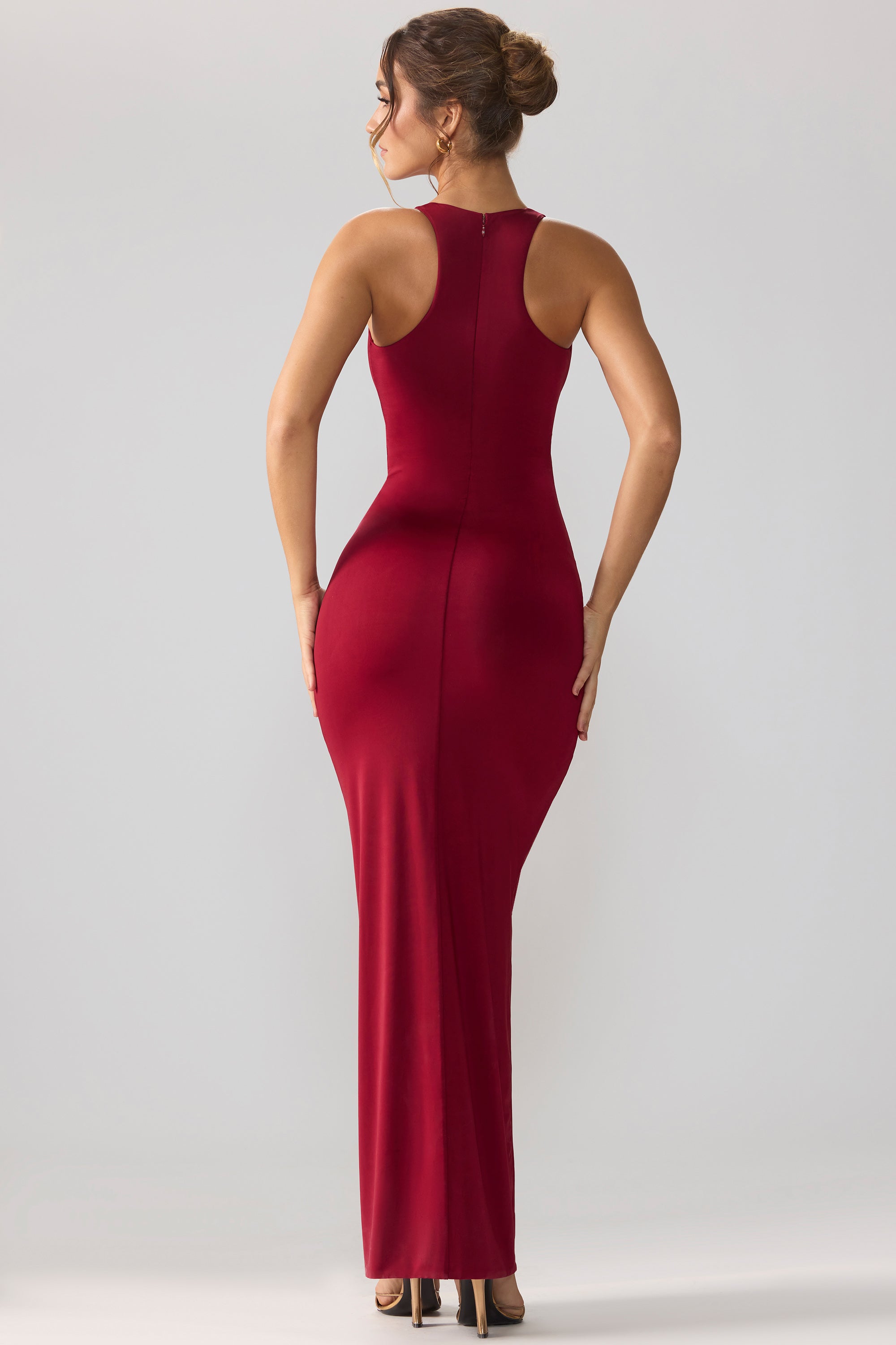 Racerback evening hot sale gown