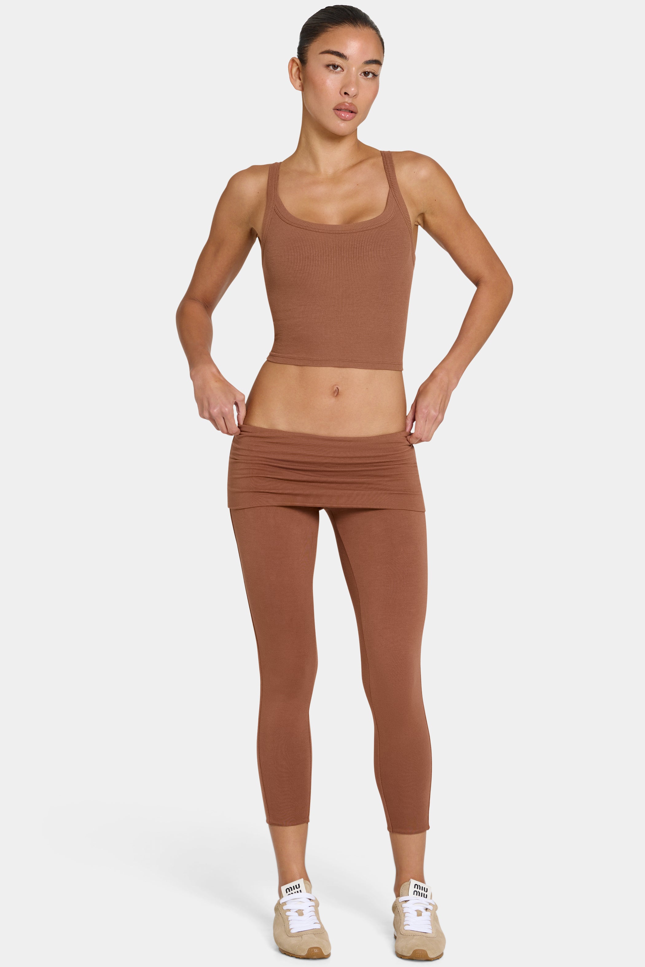 ButterCloud™ 7/8 Leggings in Cocoa
