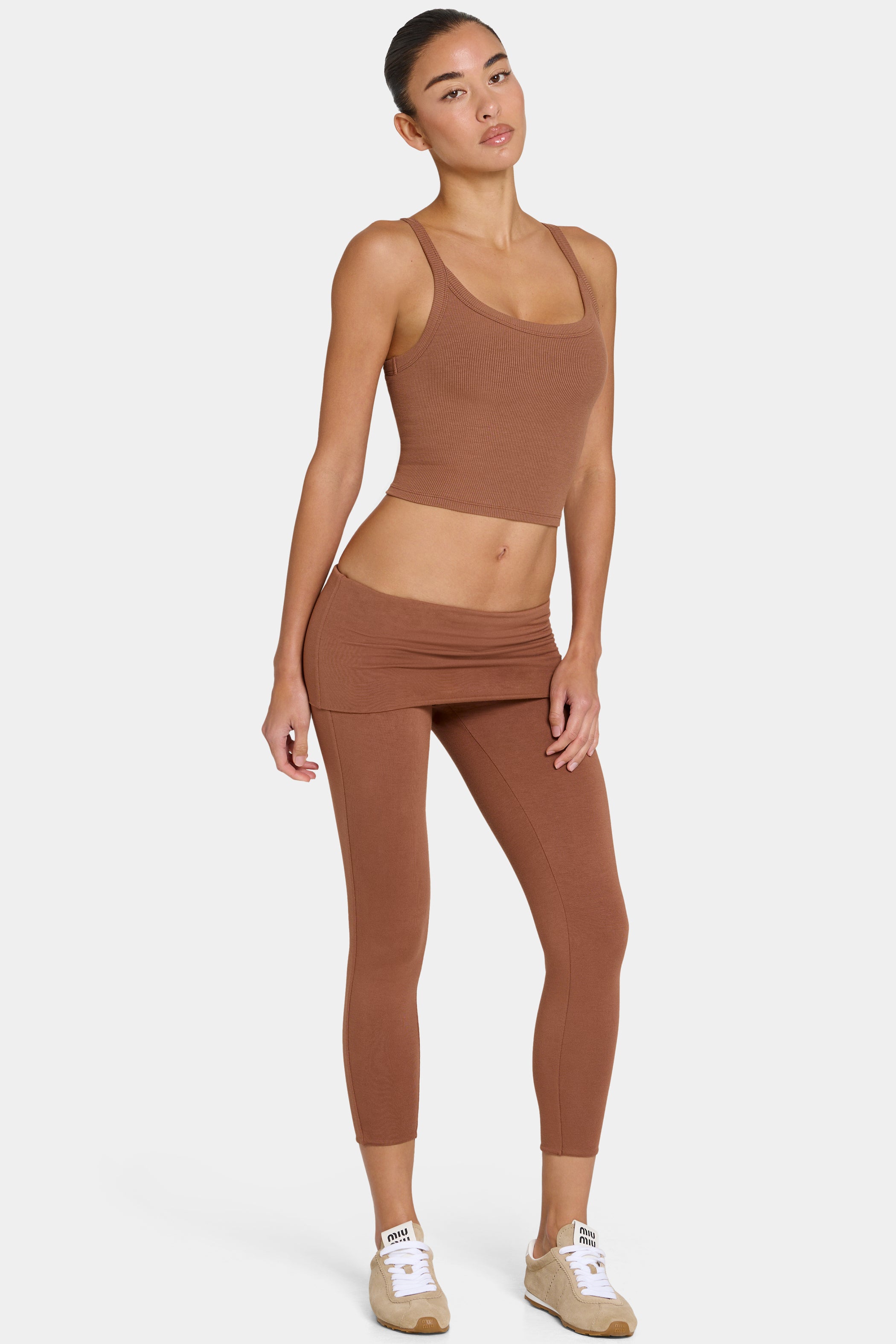 ButterCloud™ 7/8 Leggings in Cocoa