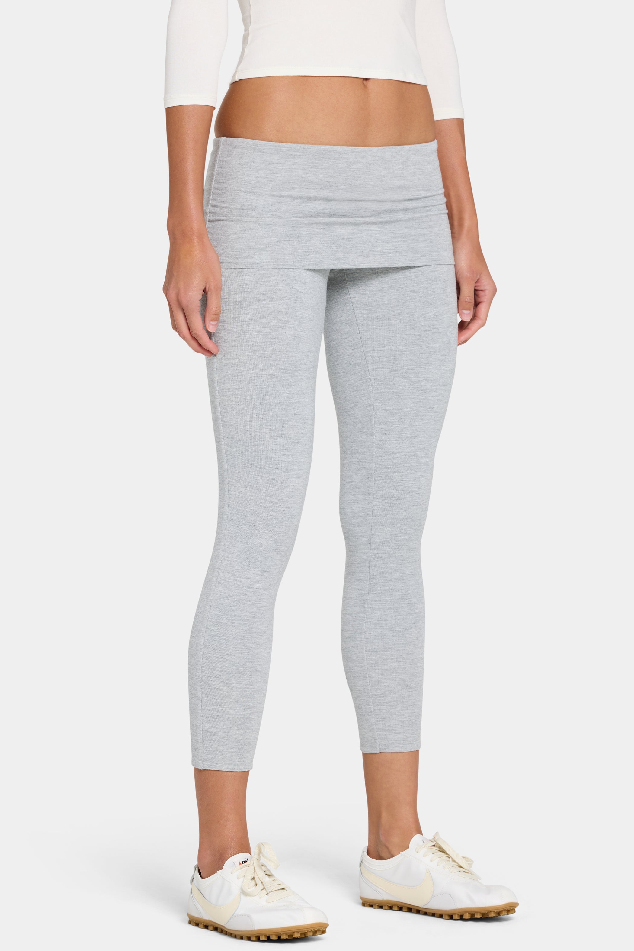 ButterCloud™ 7/8 Leggings in Grey Marl