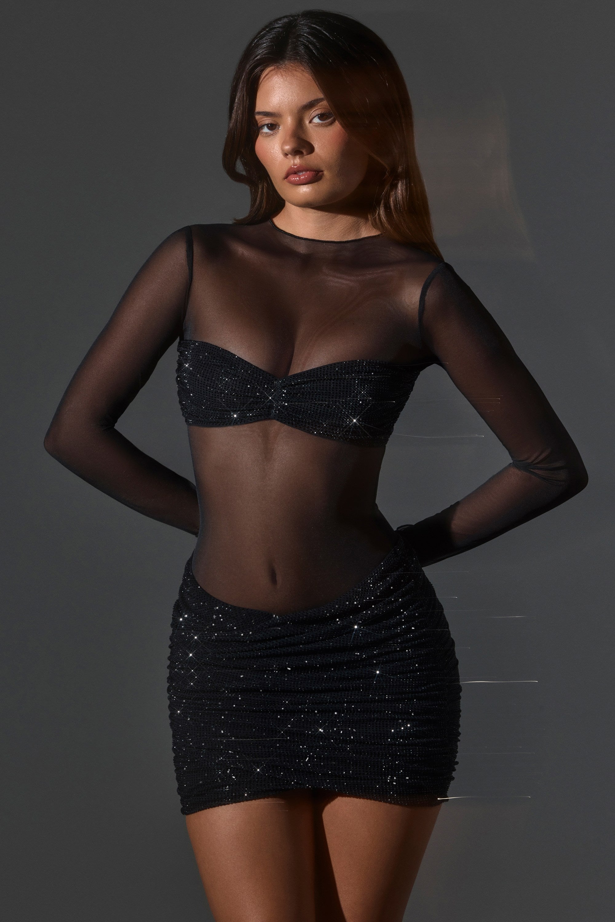 Bibiy. NOELLE SHEER DRESSホワイトドレス