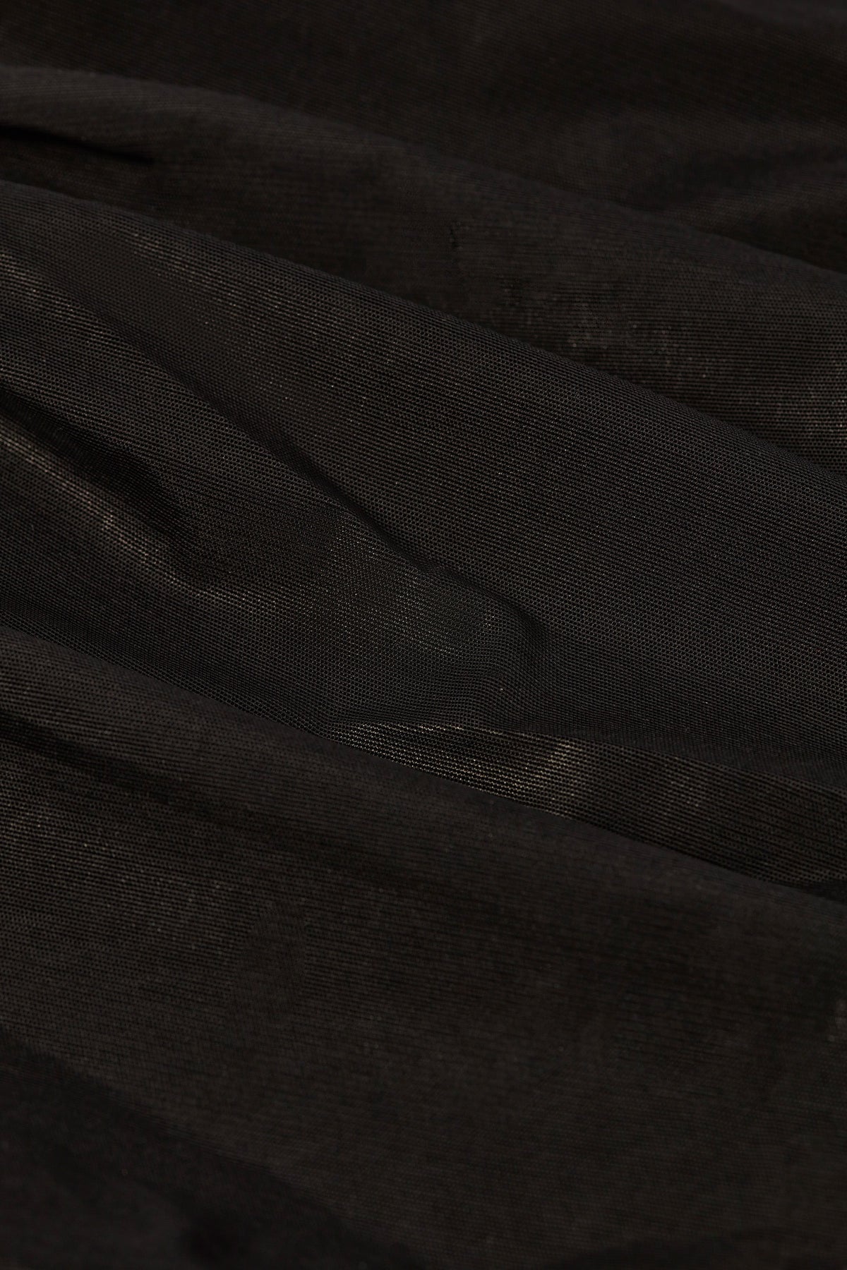 Metallic Ruffle Low-Rise Flared Trousers in Black