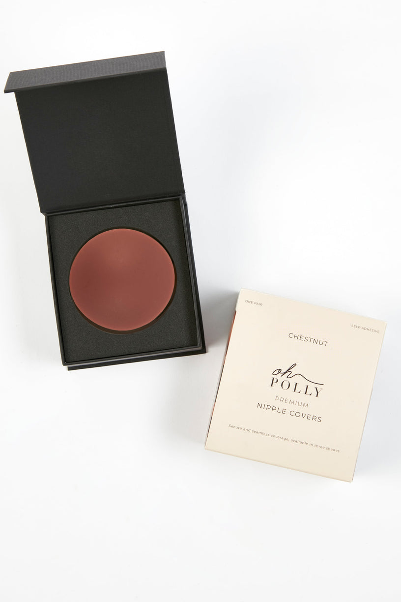 أغطية حلمة سيليكون قابلة لإعادة الاستخدام بالون الكستناء - 1