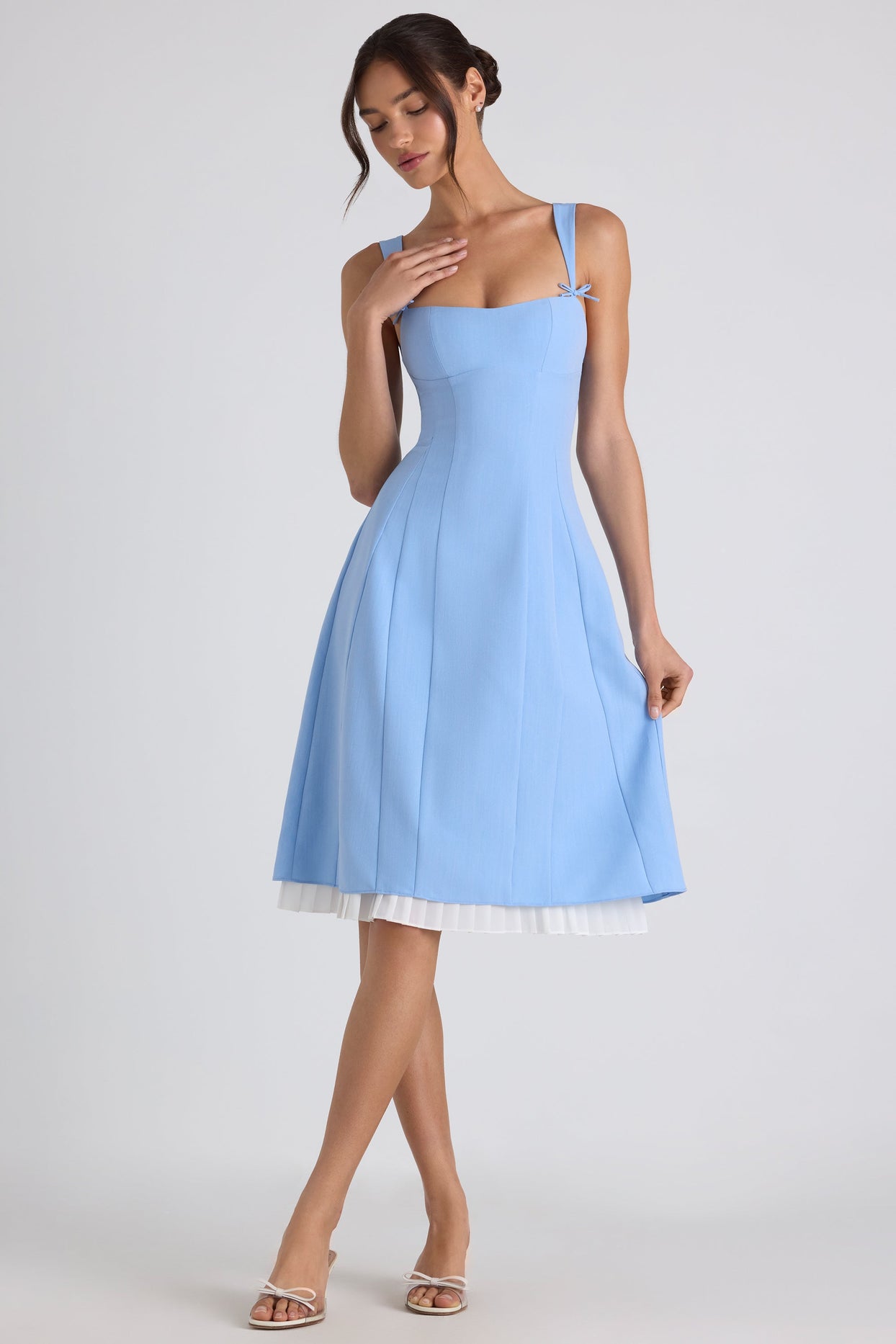 Cotton Sleeveless Midi Dress Sky Blue Cotton Dress Forever New Midi Dress Alexis Blue Dress Isadora Bow-Embellished Pleated A-Line Midi Dress In Cotton Sleeveless Midi Dress Sky Blue Cotton Dress Forever New Midi Dress Alexis Blue Dress Isadora Bow-Embellished Pleated A-Line Midi Dress In