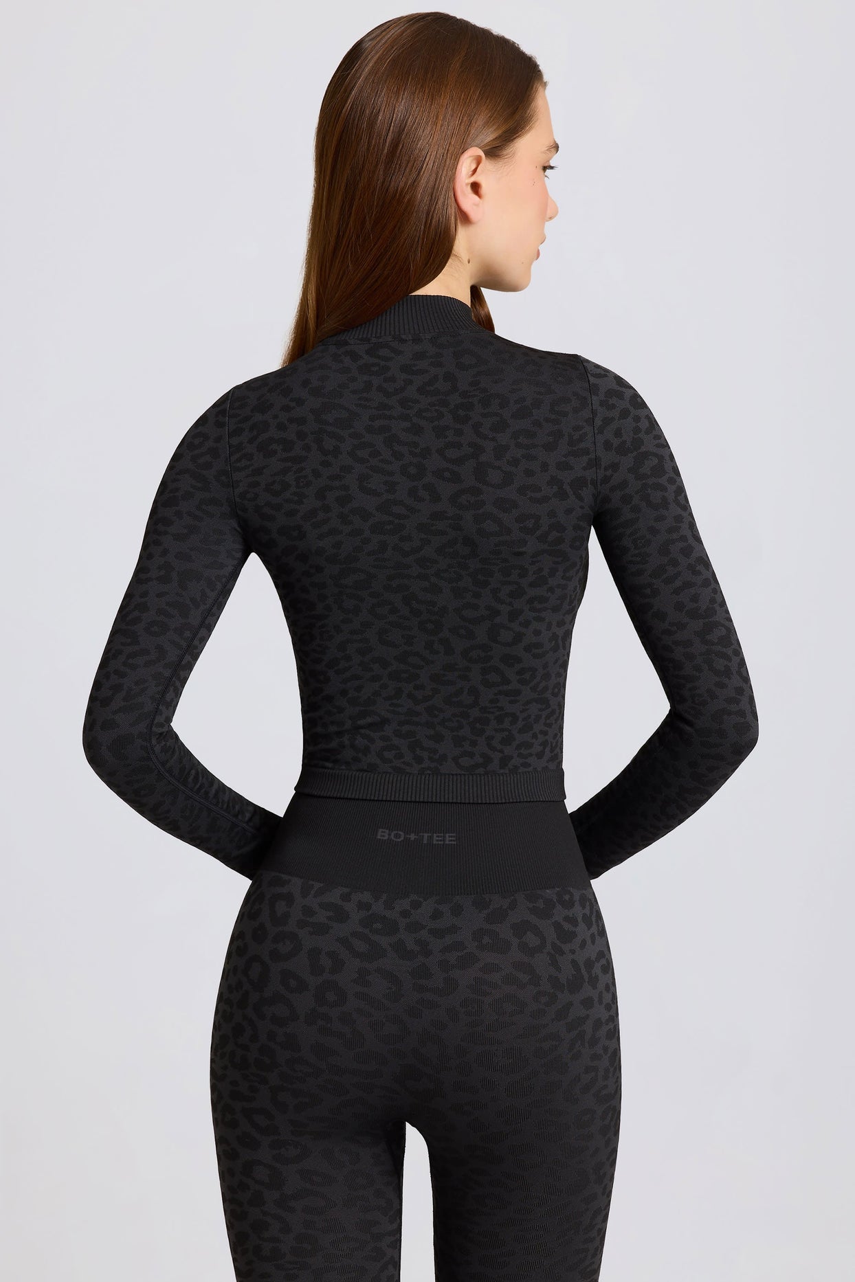 Thermal Long Sleeve Top in Black
