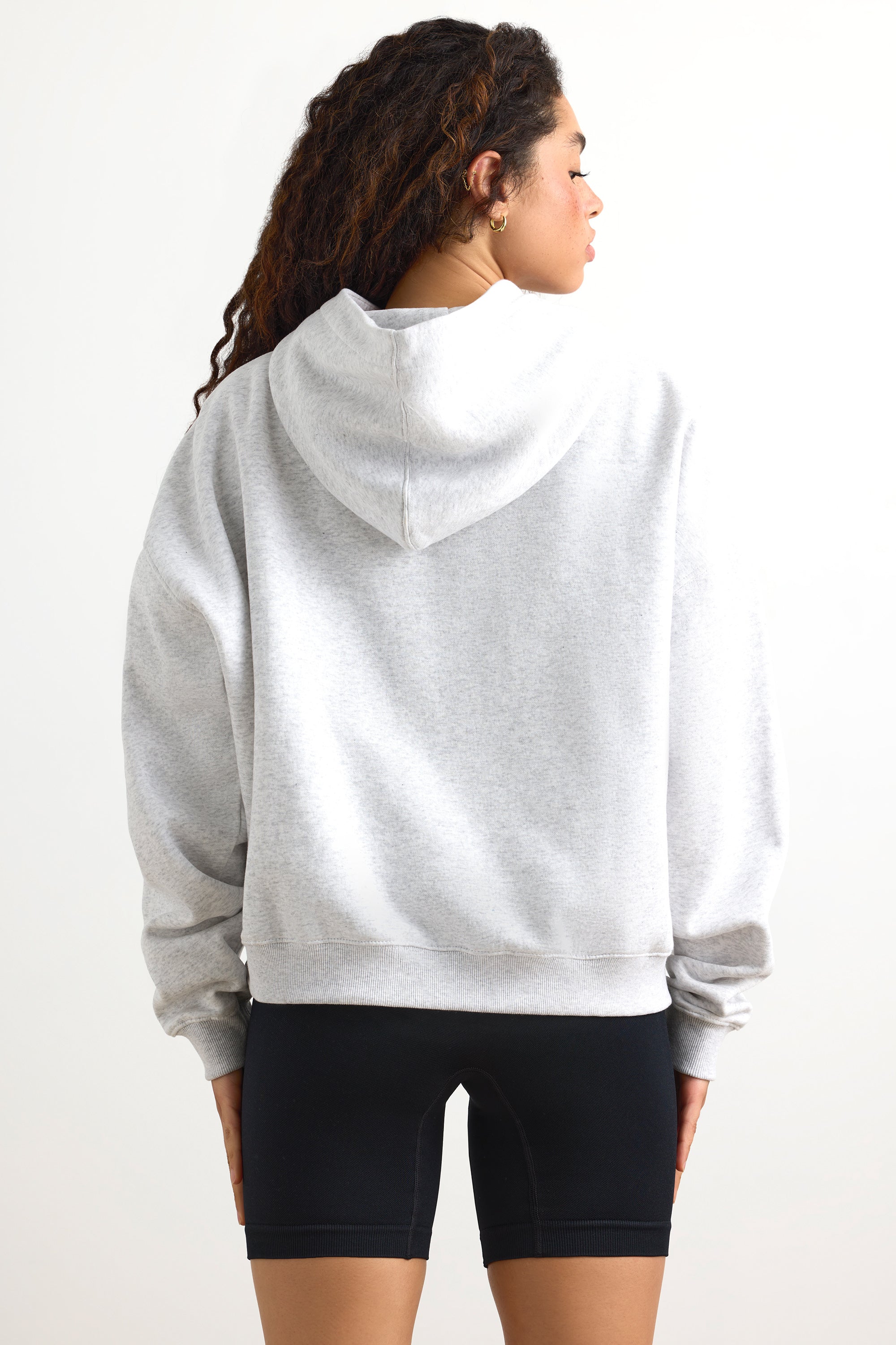 SHE'S RICH OVERSIZED JUMPSUIT IN HEATHER GREY