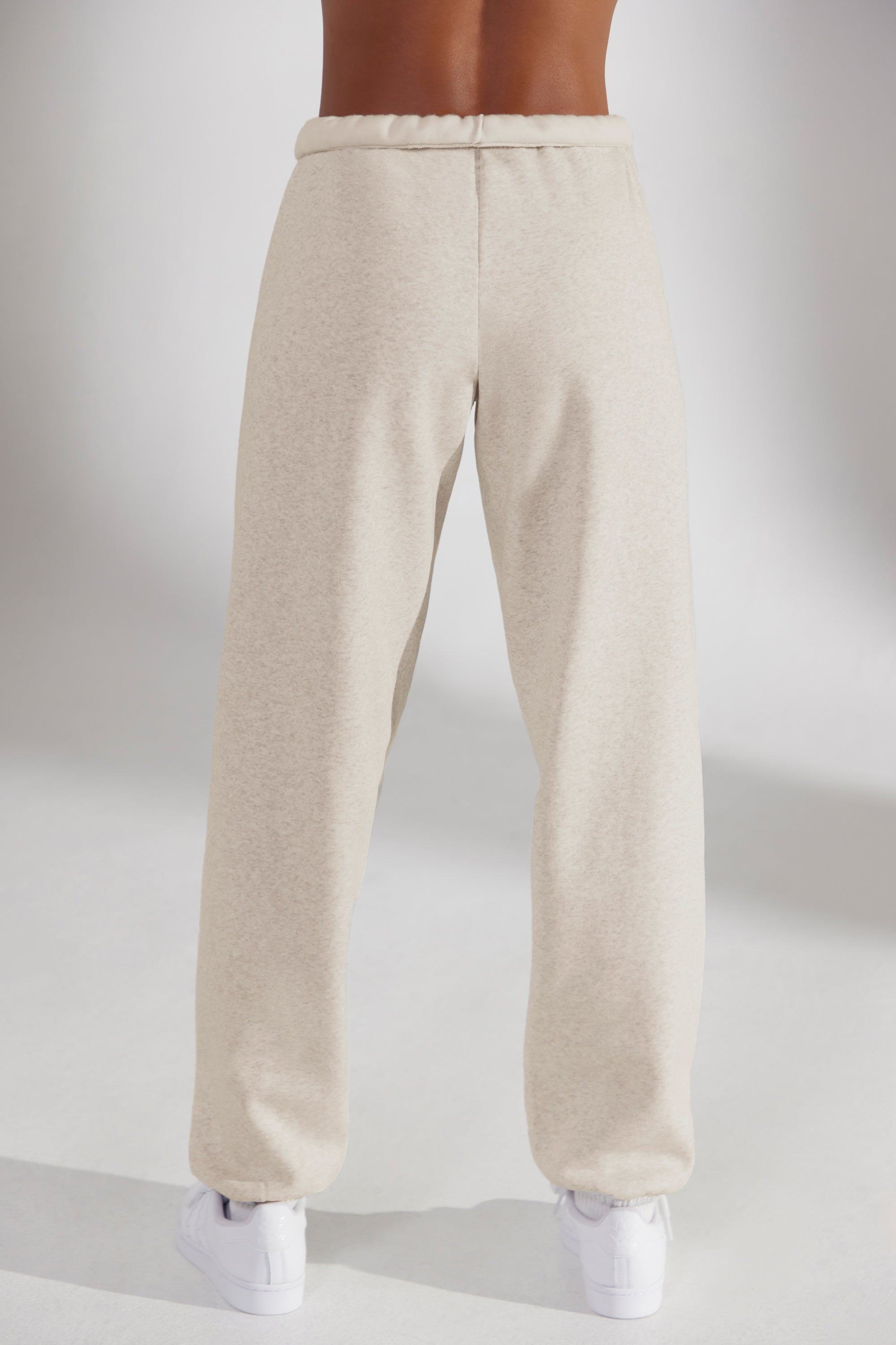 Oversized Joggers in Heather Oat