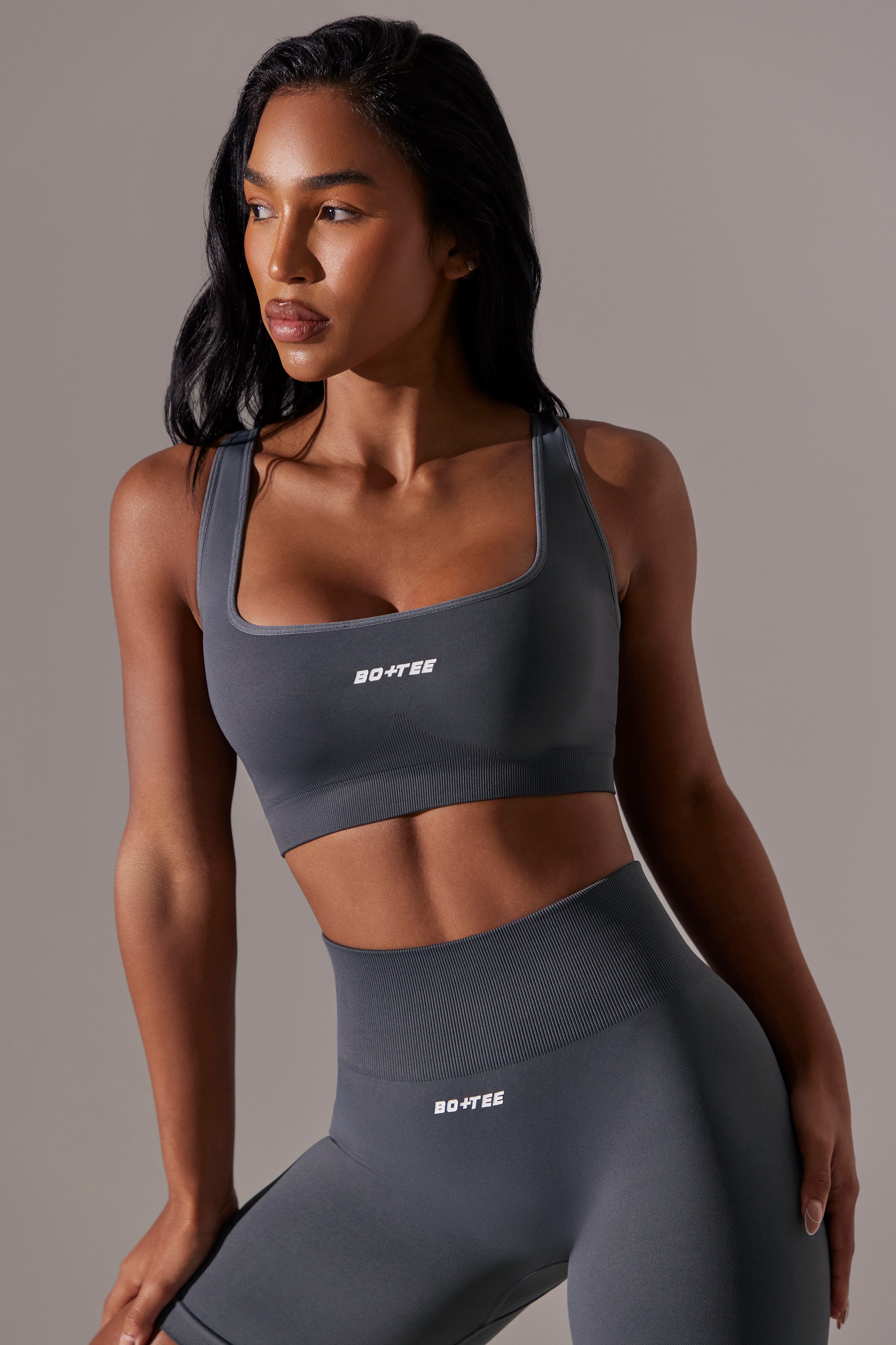 Lace up sports bra sales