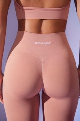 Petite High Waist Define Luxe Leggings in Dusty Mauve