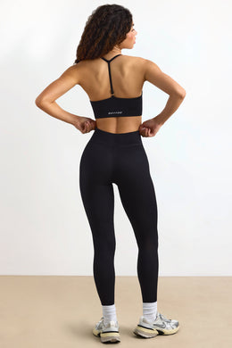 FlexiRib High-Waist Leggings in Black