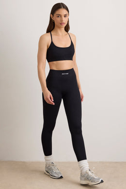 Petite FlexiRib High Waist Leggings in Black