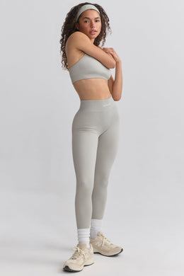 FlexiRib High-Waist Leggings in Grey