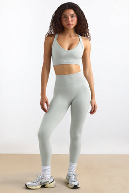 Petite Super Sculpt Seamless Leggings in Ice Grey