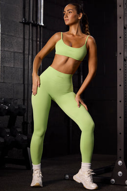 Petite Super Sculpt Seamless Full Length Leggings in Key Lime