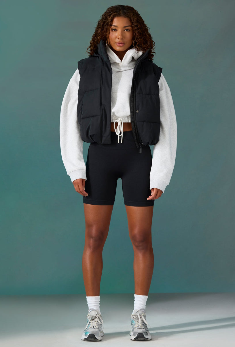 Super Sculpt Seamless Biker Shorts in Black - 1