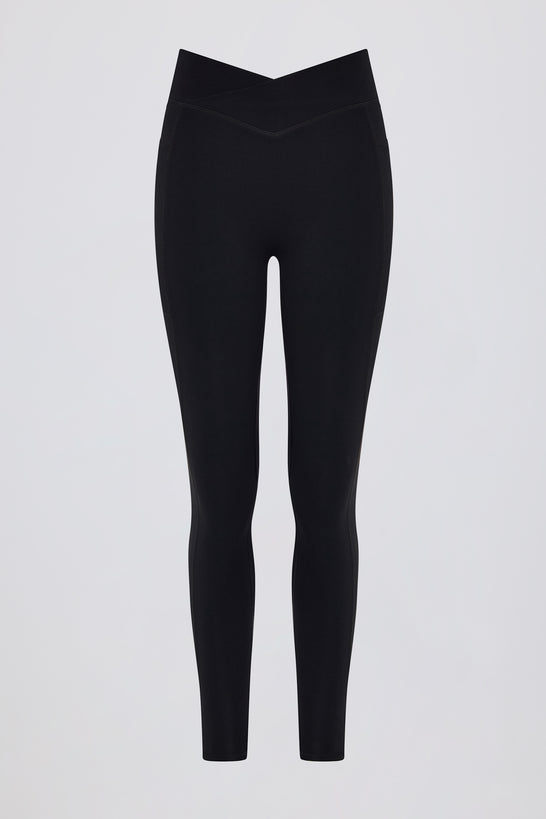 Soft Active Full-Length Pocket Leggings in Black
