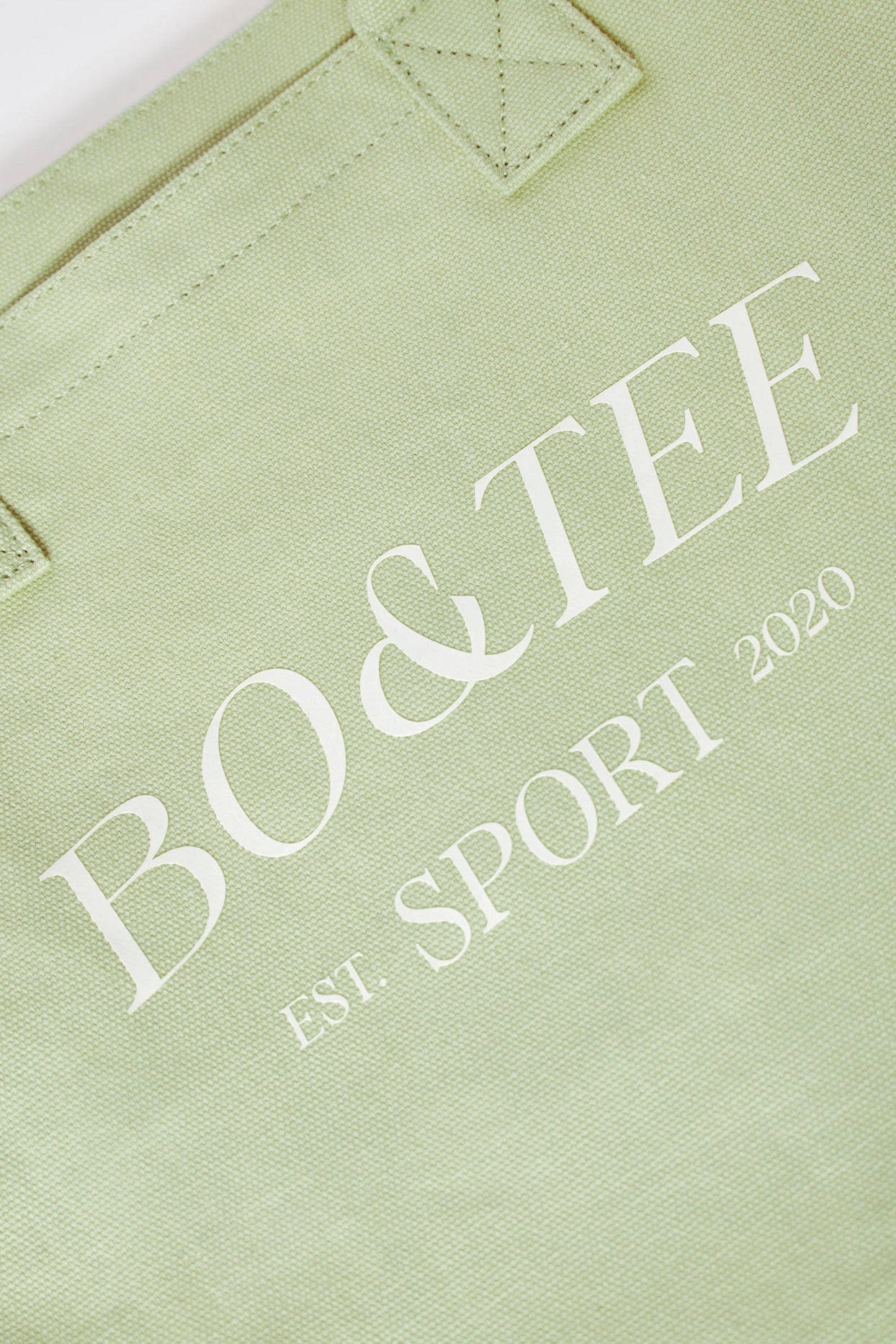 Small Canvas Tote Bag in Lime Green