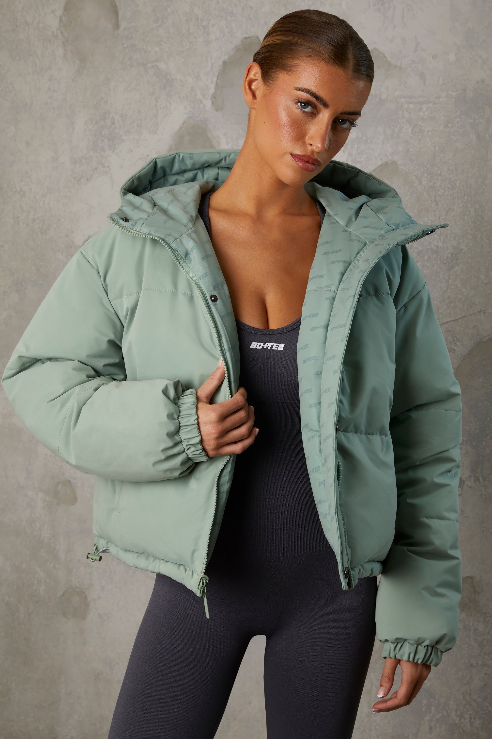 Reversible bubble jacket sales