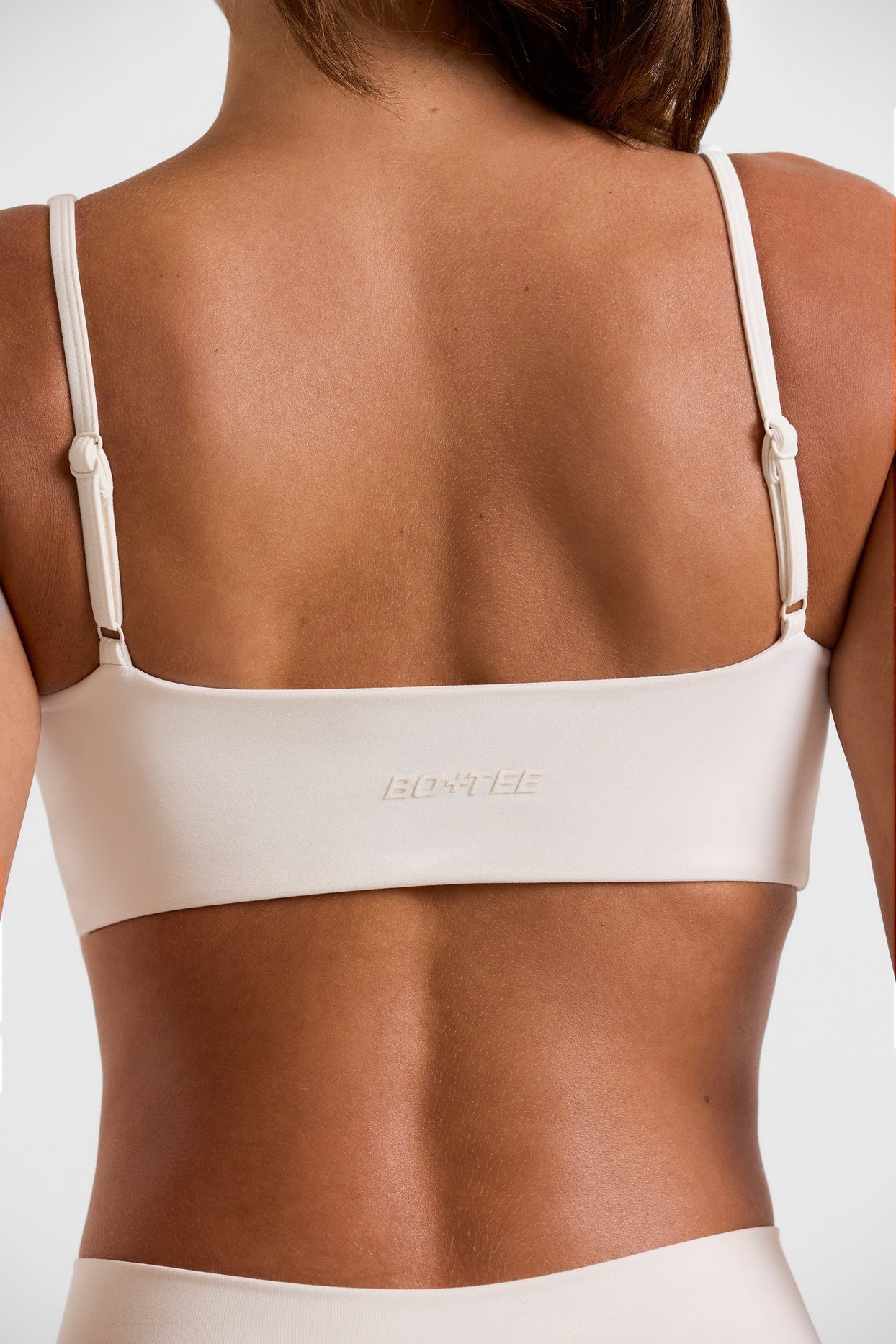 Twist Bust Sports Bra in White