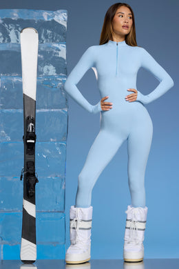 Super Sculpt Base Layer Jumpsuit in Baby Blue