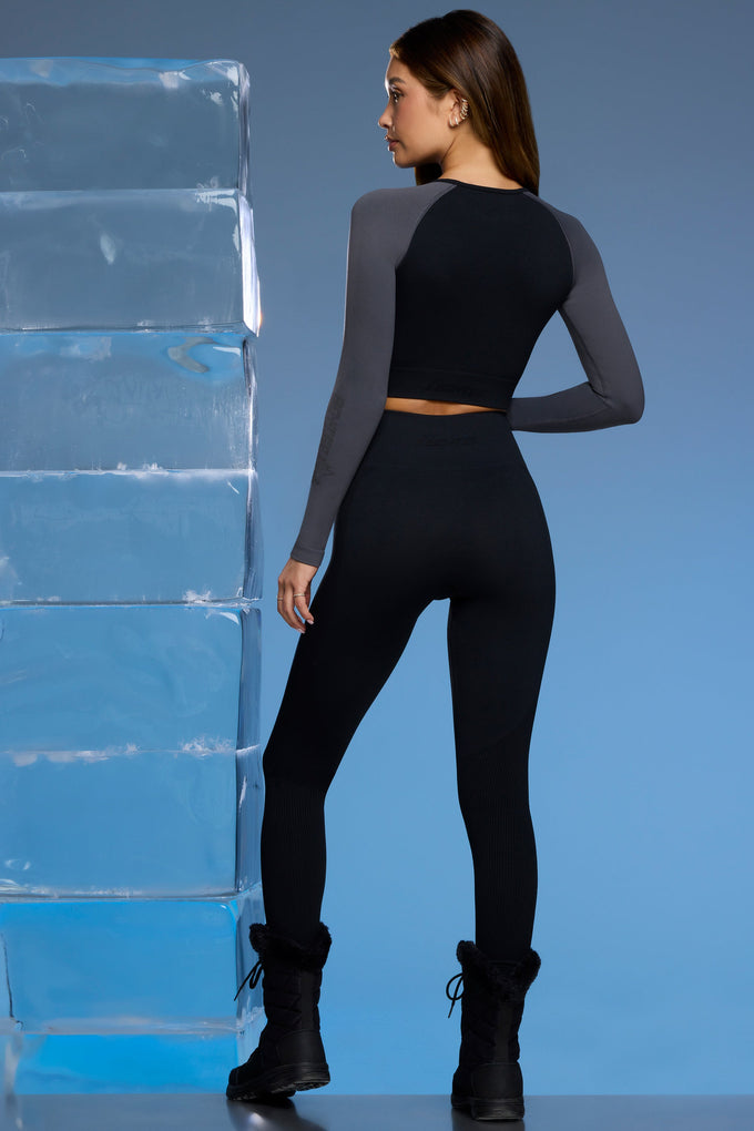 Petite Super Sculpt Base Layer Leggings in Black