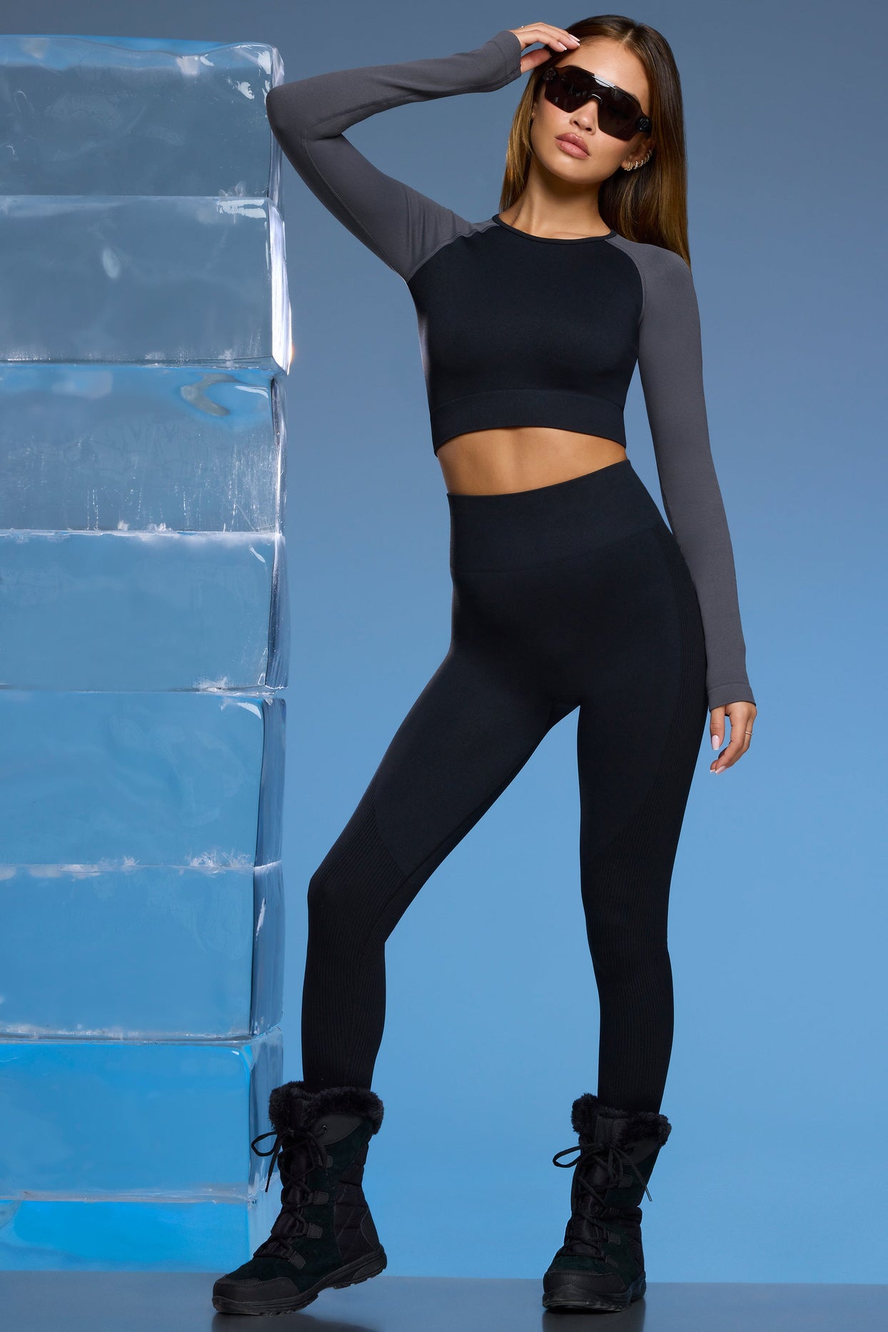 Super Sculpt Base Layer Leggings in Black