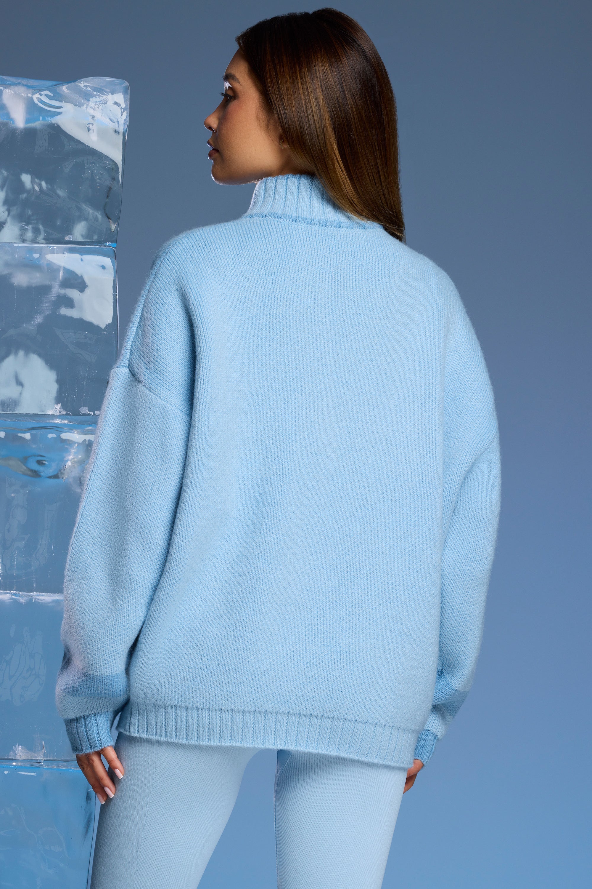 Baby blue deals knitted jumper