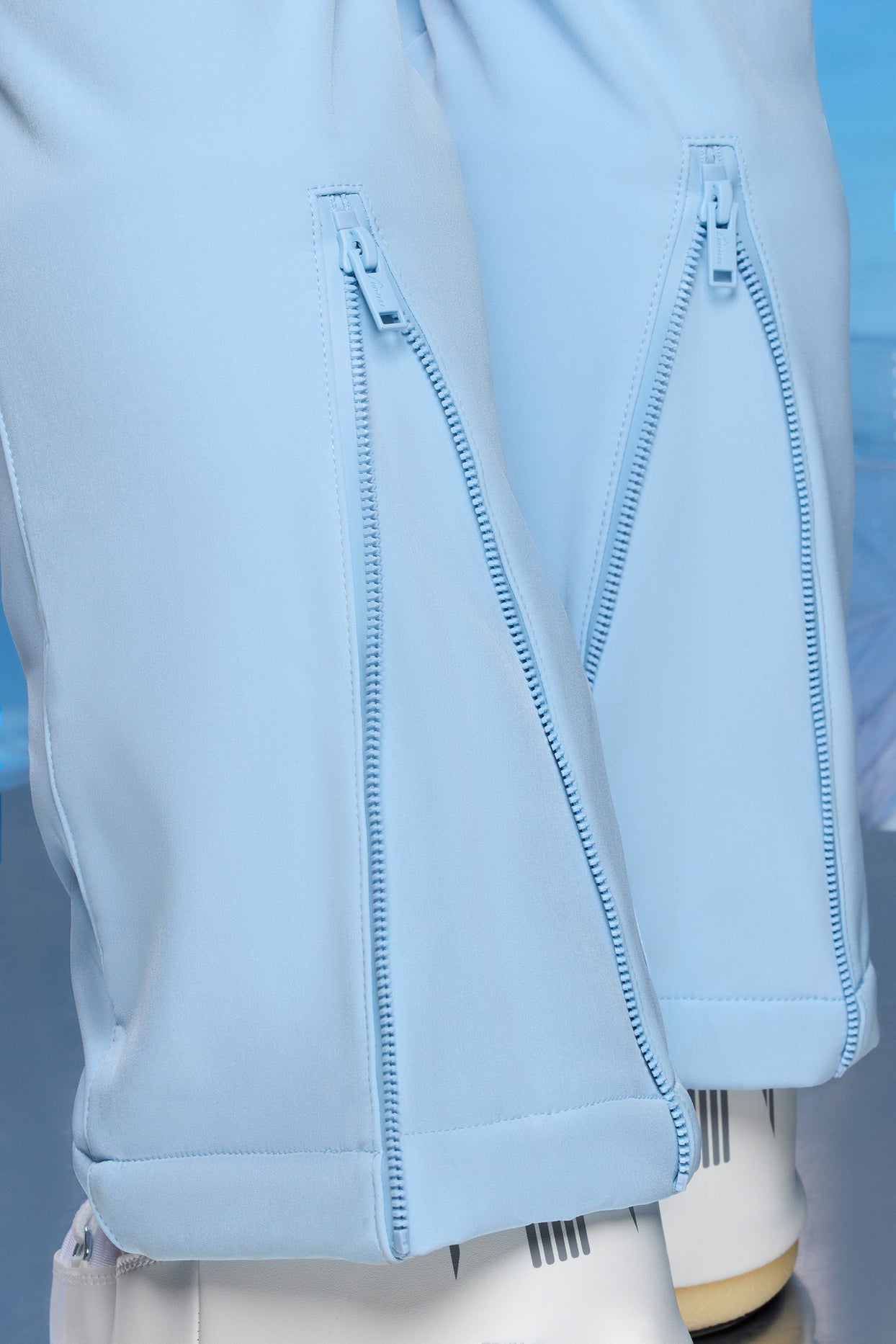 Fleece Lined Ski Pants in Baby Blue