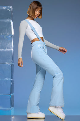 Fleece Lined Ski Pants in Baby Blue