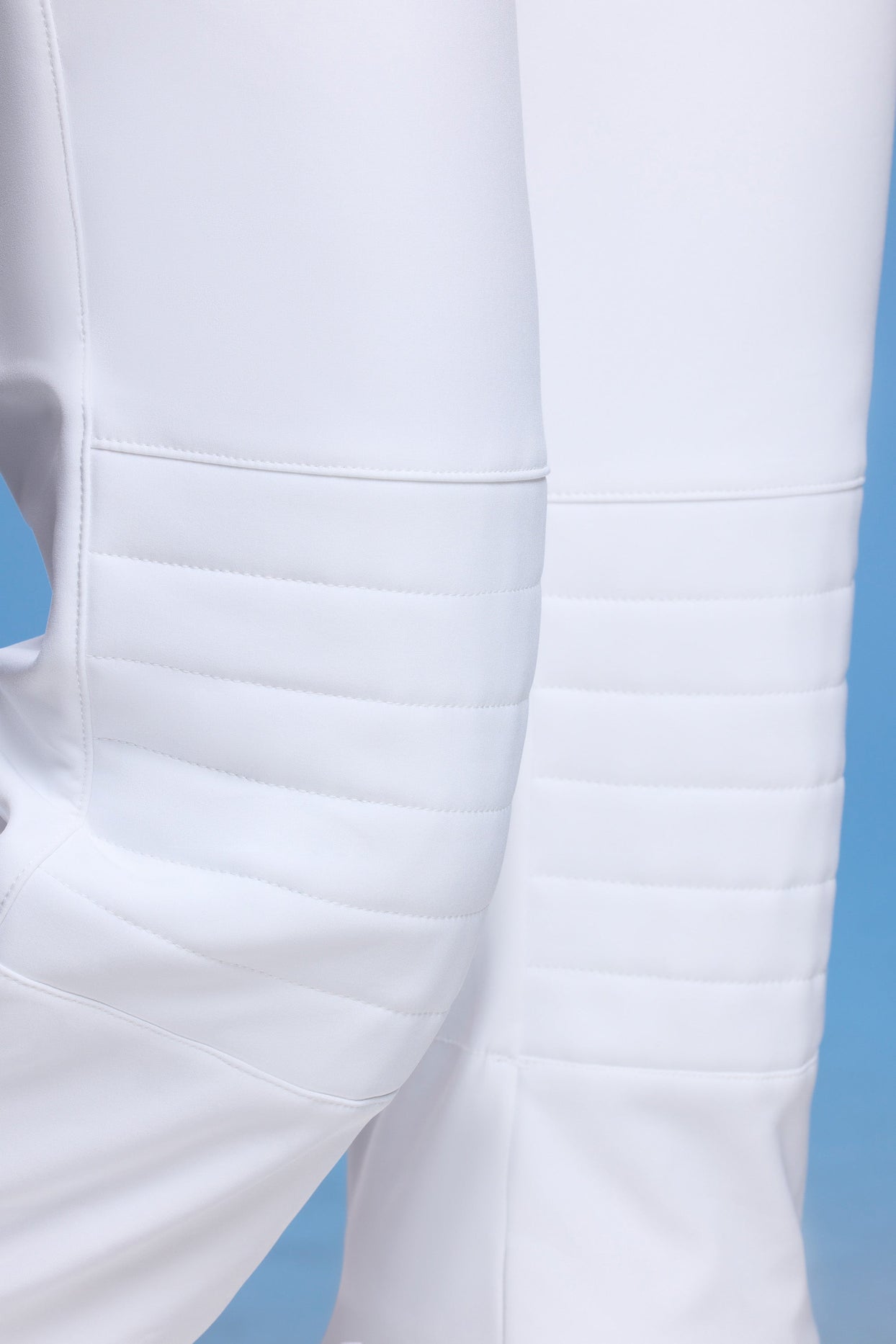 Fleece Lined Ski Pants in White