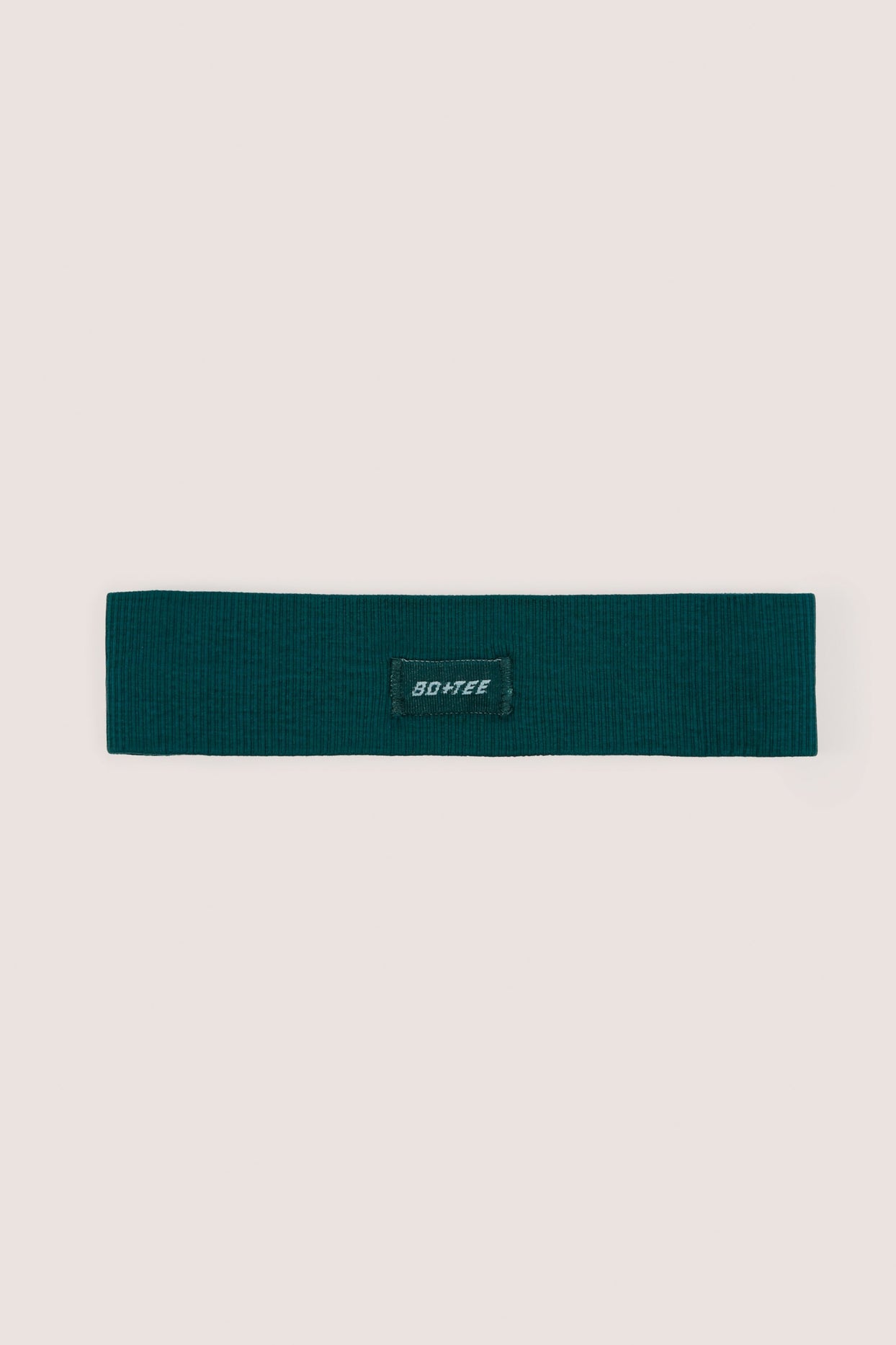 Seamless Rib Define Luxe Headband in Jade Green