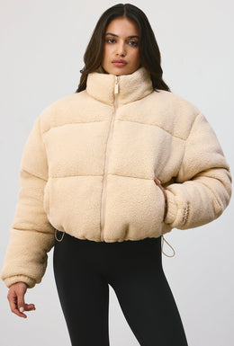 Puffer Jacket in Cashmere