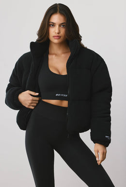 Puffer Jacket in Onyx