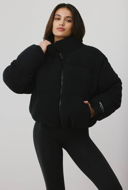 Puffer Jacket in Onyx