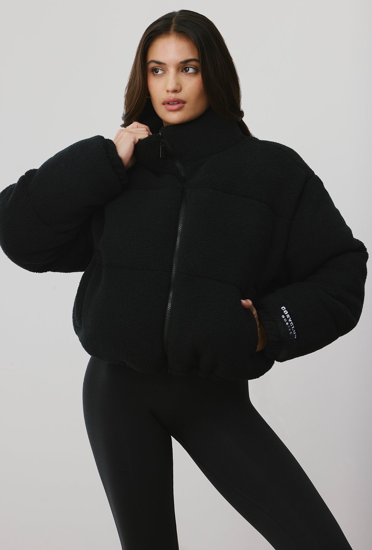 Puffer Jacket in Onyx