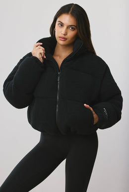 Puffer Jacket in Onyx